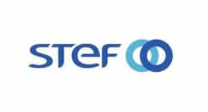 Logo de STEF, leader européen de la logistique du froid, client de Winlassie.