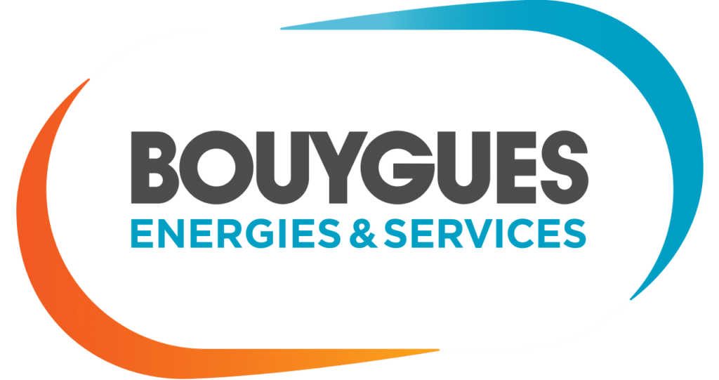 Logo de Bouygues Énergies & Services, utilisateur des solutions Winlassie pour la gestion de la sécurité.
