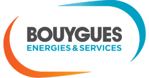 Logo de Bouygues Énergies & Services, utilisateur des solutions Winlassie pour la gestion de la sécurité.