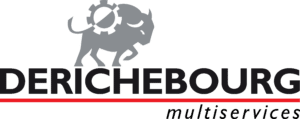 Logo de DERICHEBOURG Multiservices, utilisant les solutions Winlassie pour la gestion et la sécurité.