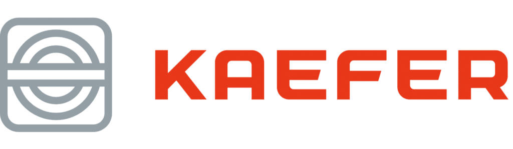 Logo de KAEFER, entreprise spécialisée dans l'isolation, cliente de Winlassie pour la gestion de la sécurité.