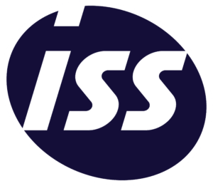 Logo de ISS, fournisseur de services de facility management, client de Winlassie.