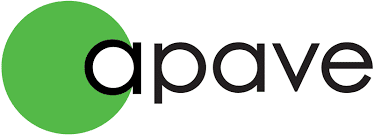 Logo d'APAVE, entreprise de maîtrise des risques, utilisant Winlassie pour la gestion de la sécurité.