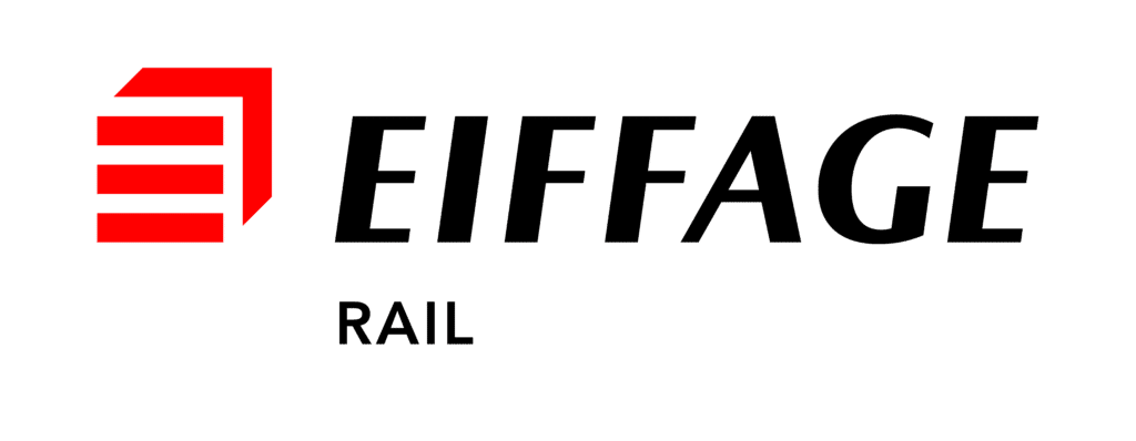 Logo d'Eiffage avec mention de l'utilisation des solutions Winlassie pour la gestion de la sécurité et des risques.