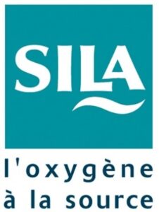 Logo de SILA, client de Winlassie, slogan 'l'oxygène à la source'.